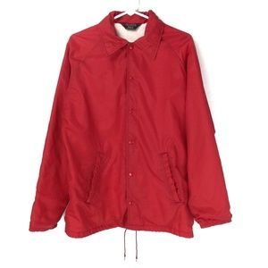 Vintage Red Sears Windbreaker